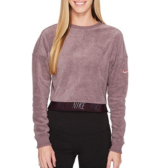 Nike Sweaters - Nike cropped training top sweater